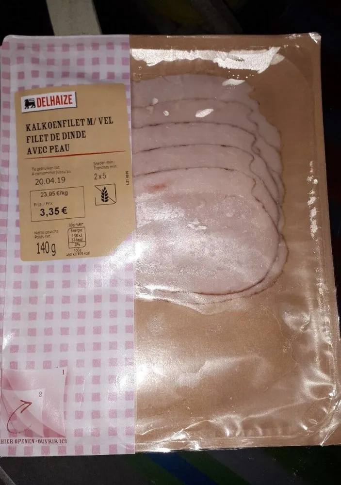 Filet de dinde avec peau