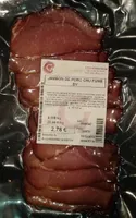 Jambon de porc cru fumé SV