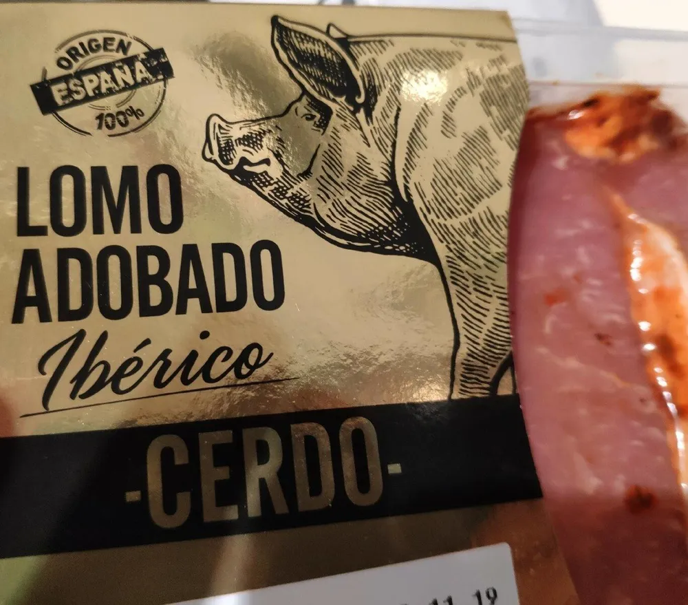 Lomo adobado iberico de cerdo