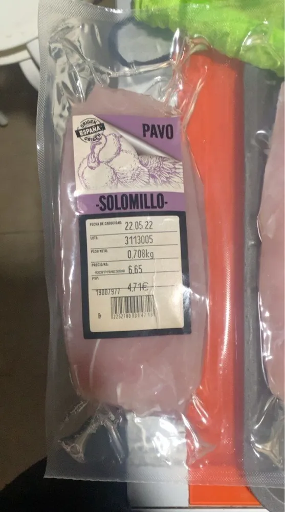 Solomillo de pavo