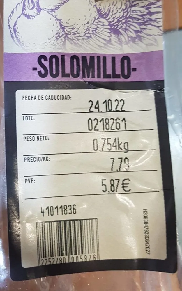 Solomillo de pavo