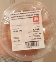 Américain préparé fines herbes