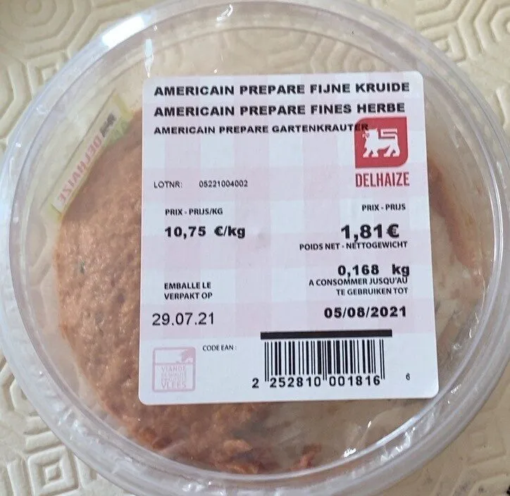 Americain prepare fines herbes