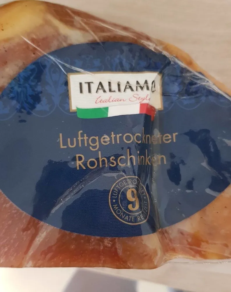 Luftgetrockneter Rohschinken