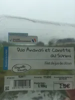 Duo ananas et carotte au surimi