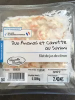 Duo Ananas et carotte au surimi
