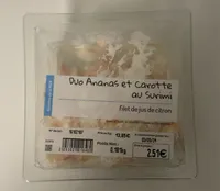 DUO ANANAS ET CAROTTE AU SURIMI