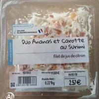 DUO ANANAS et Carottes au surimi