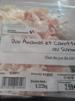 Duo ananas et carottes au surimi
