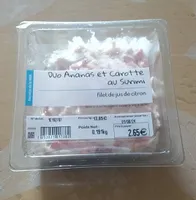 Duo ananas et carotte au surimi