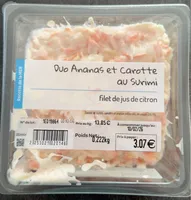 Duo Ananas et Carotte au Surimi