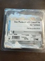 Duo Ananas et carotte au surimi