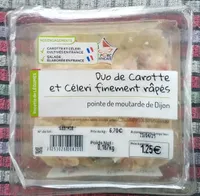 Duo de carotte et céleri finement râpés