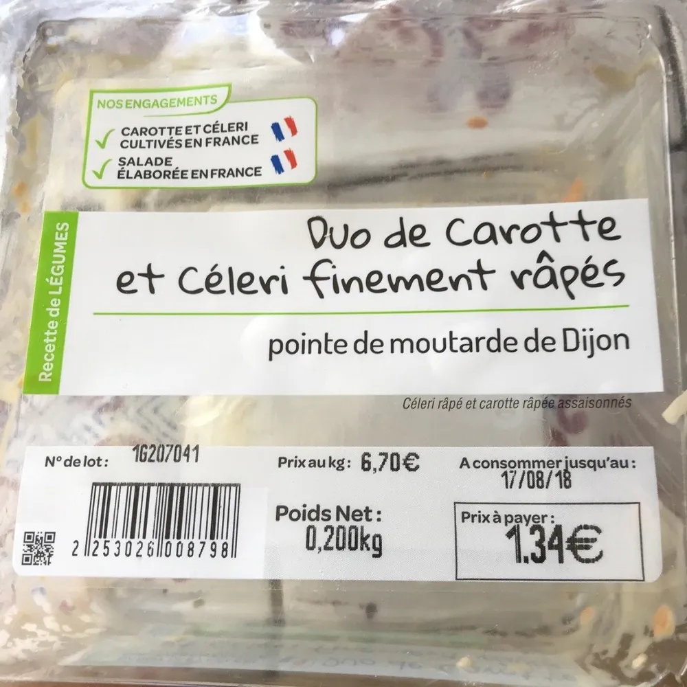 Duo de carottes et celeri