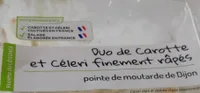 Duo de carotte et céléri finement râpés