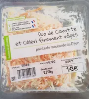 Duo de carotte et céleri finement râpées