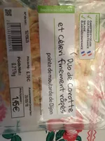 Duo de carotte et céleri finement râpés