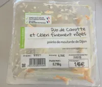 Duo de carottes et céleri finement râpés