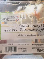 Duo de carotte et céleri finement râpé