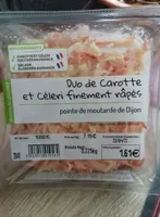 Duo de carotte et céleri finement râpés