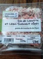 Duo de carottes et céleri finement râpés