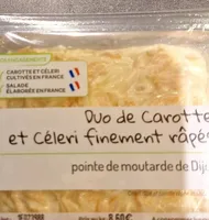 Duo de carottes et céleri finement râpés