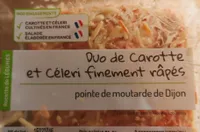 Duo de carotte et céleri finement râpés