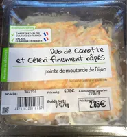Duo de carotte et céleri finement rapés