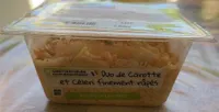 Duo de carotte et celeri finement râpés