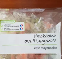 Macédoine aux 5 légumes et sa mayonnaise