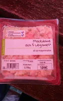 Macédoine aux 5 légumes et sa mayonnaise