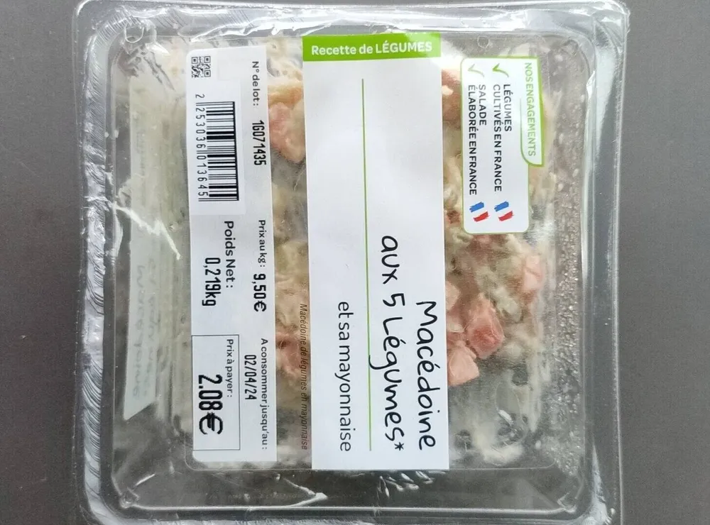 Macédoine Aux 5 légumes