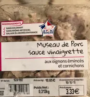 Museau de porc sauce vinaigrette