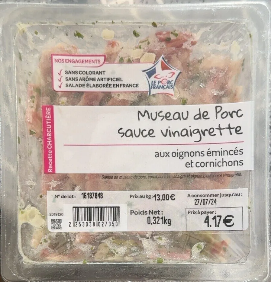 Museau de Porc sauce vinaigrette