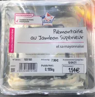 Piemontaise au jambon superieur et sa mayonnaise