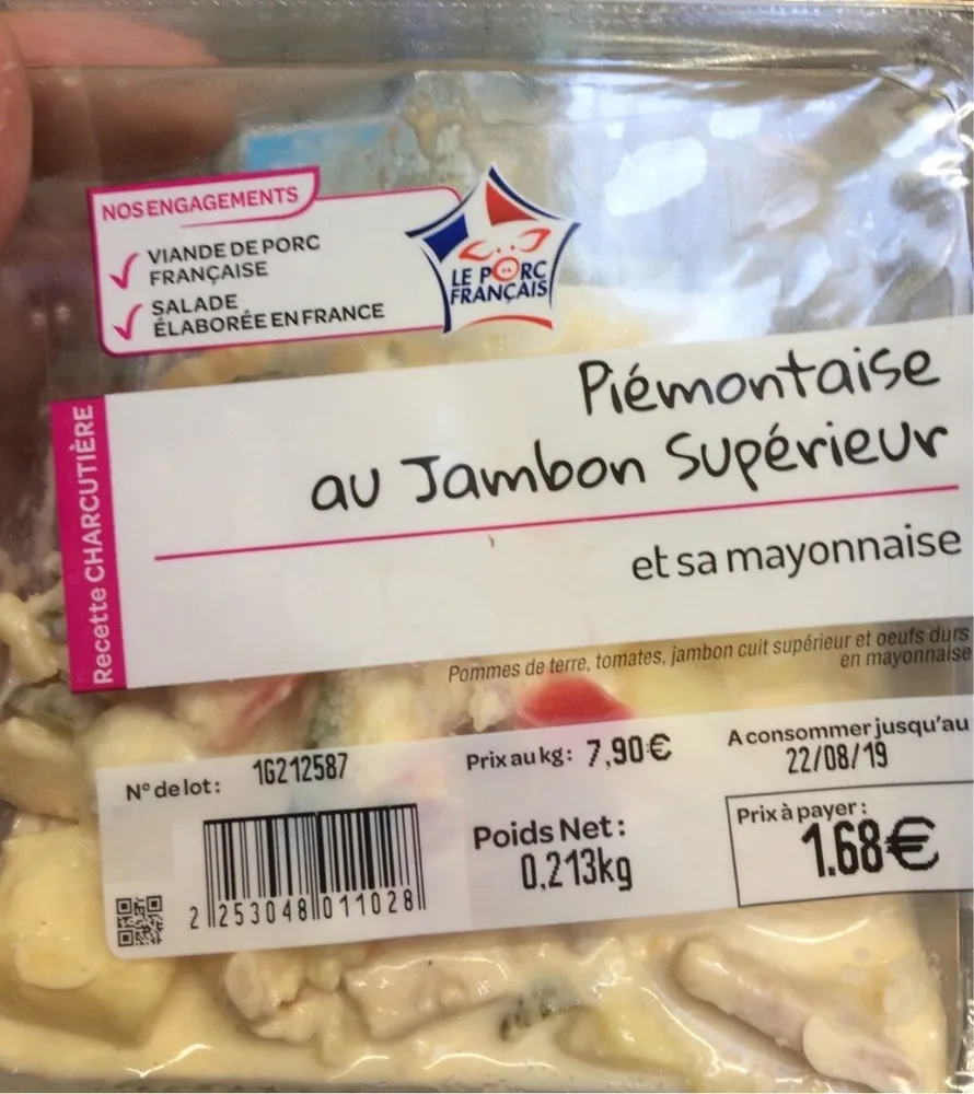 Piemontaise jambon superieur