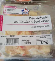 Piémontaise au jambon supérieur et sa mayonnaise