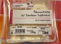 Piémontaise au jambon superieur et sa mayonnaise