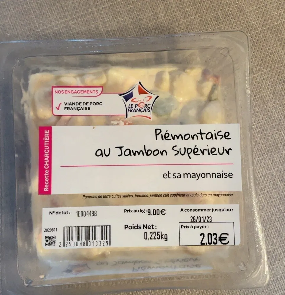 Piemontaise au Jambon Superieur