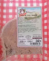 Pâte de foie tranche