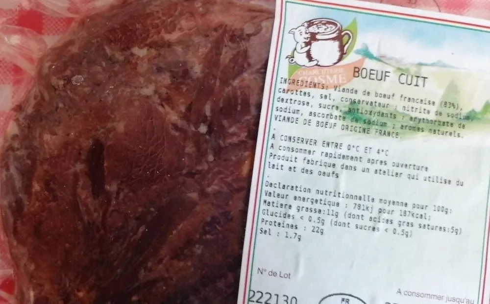 Bœuf cuit