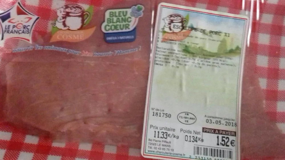 Escalope de porc