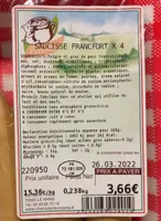 Saucisse de francfort