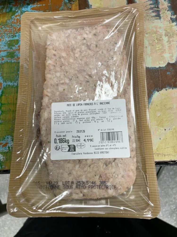 Pate de lapin français à l’ancienne