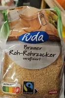 Brauner Roh-Rohrzucker unraffiniert