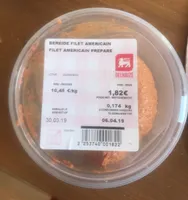 Filet americain preparé