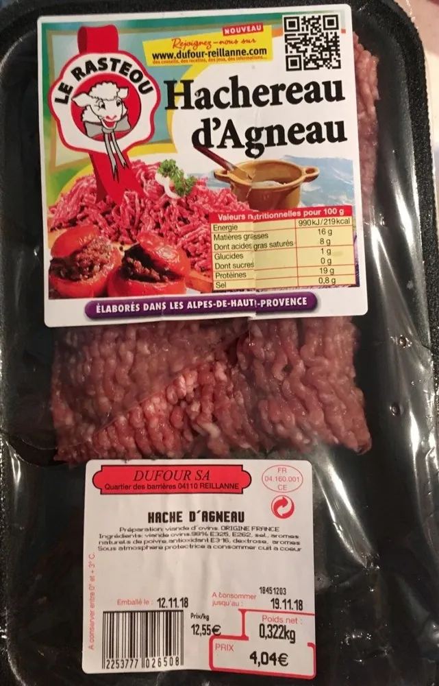 hachereau d'agneau