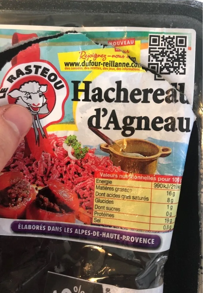 Viande hachée d'Agneau