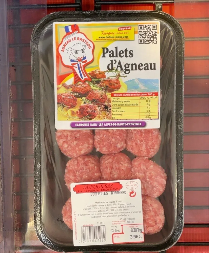 Palets d’agneau