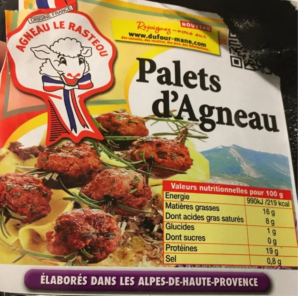 Palets d'agneau
